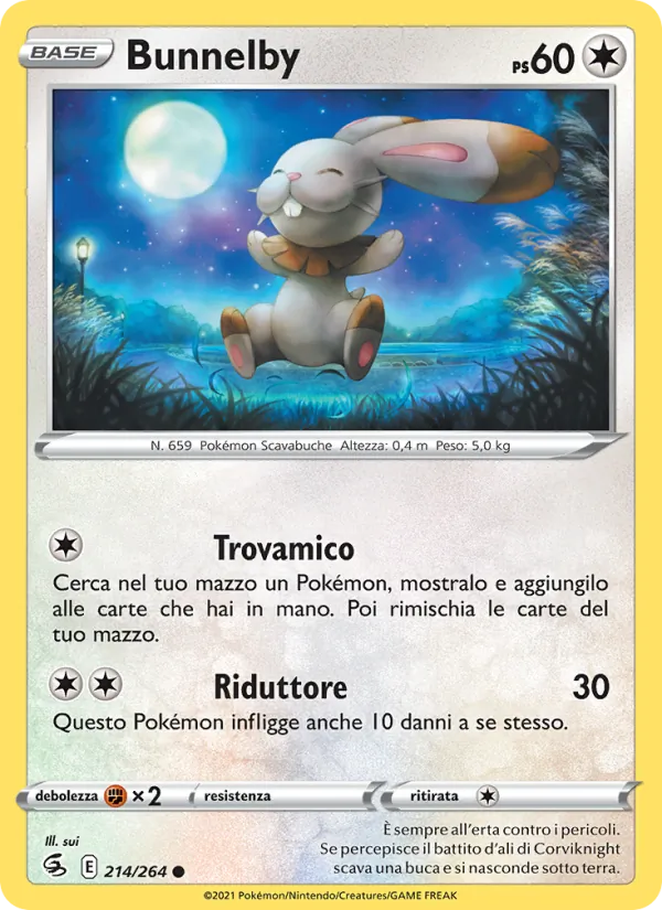Bunnelby Colpo Fusione 214/264