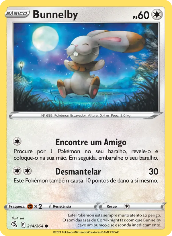 Bunnelby Golpe Fusão 214/264