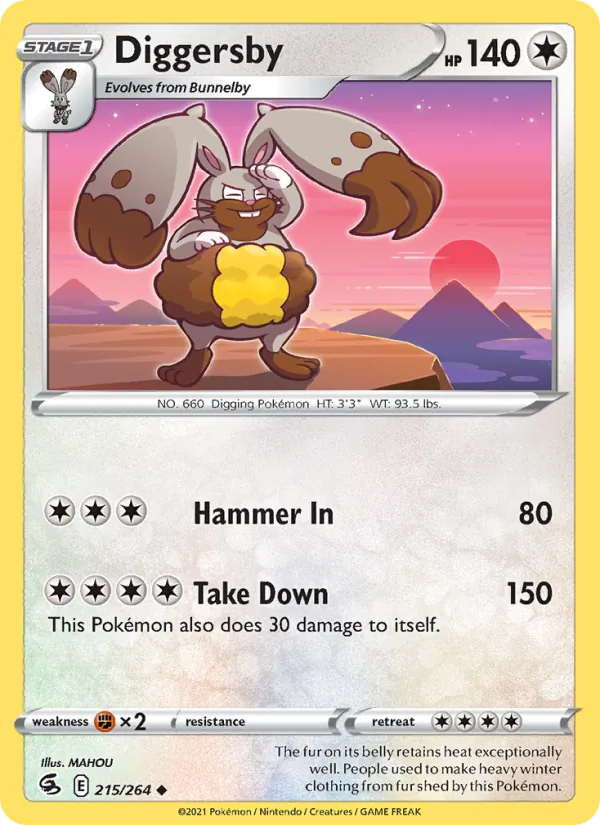 Diggersby Fusion Strike 215/264