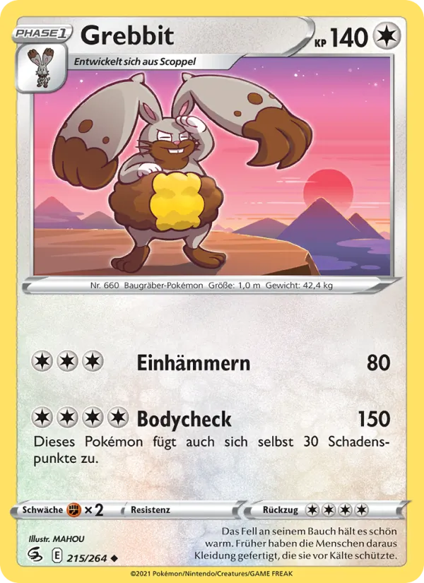 Grebbit Fusionsangriff 215/264