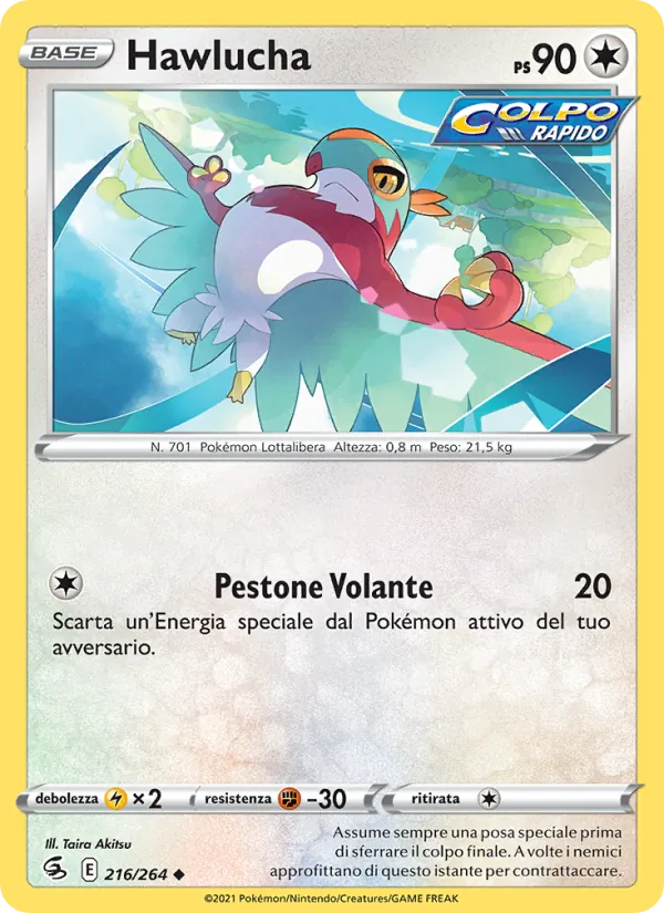 Hawlucha Colpo Fusione 216/264