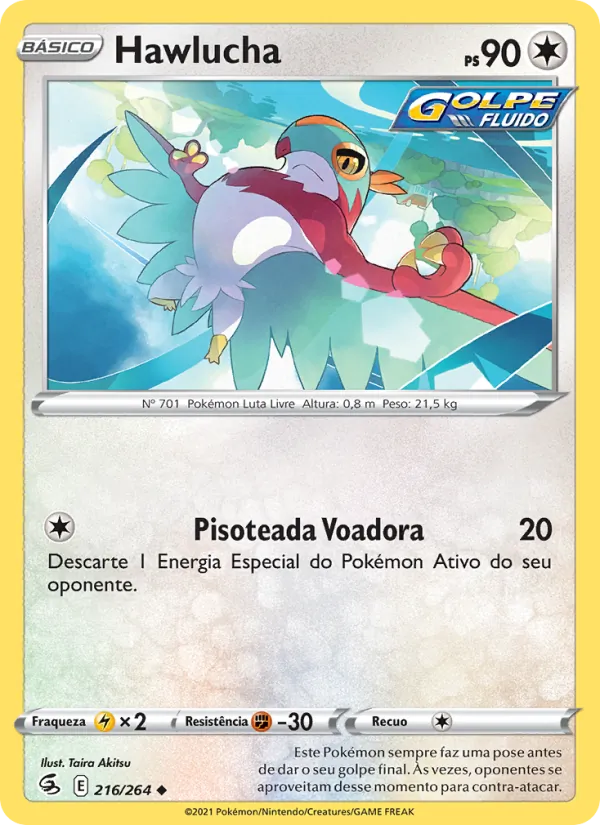 Hawlucha Golpe Fusão 216/264