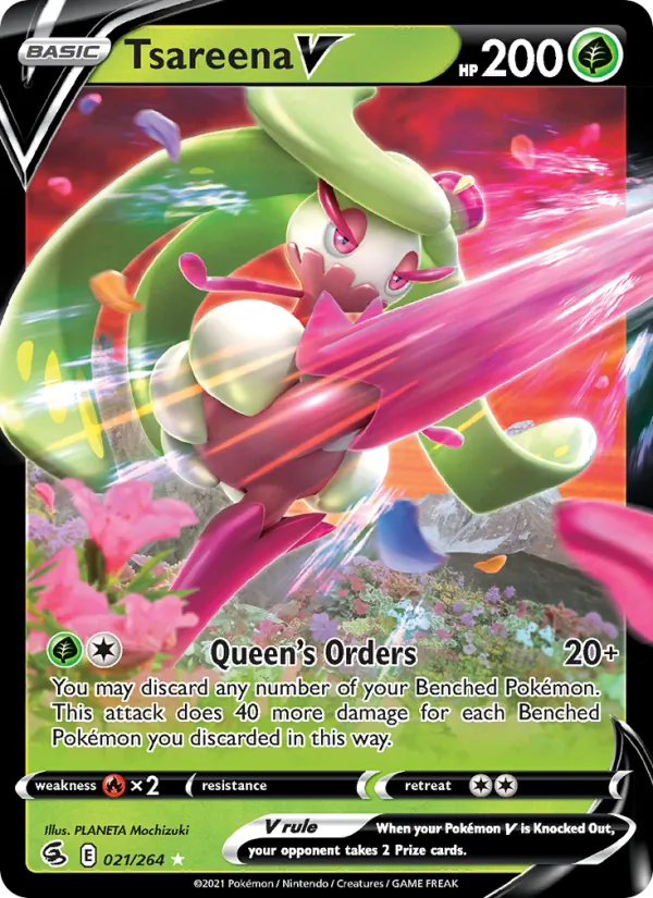 Tsareena V Fusion Strike 21/264