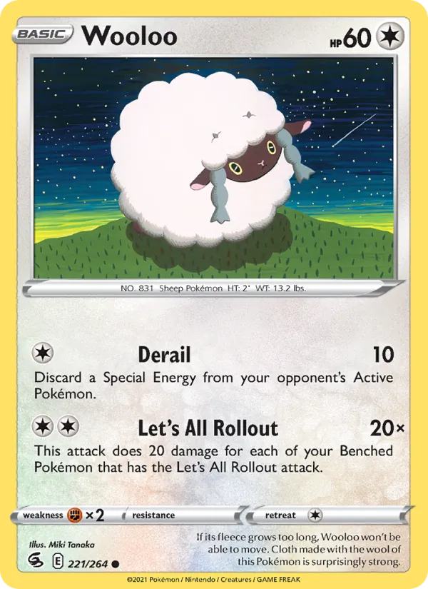 Wooloo Fusion Strike 221/264
