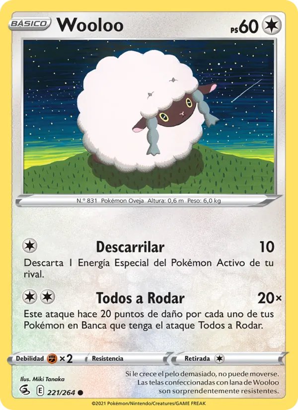 Wooloo Golpe Fusión 221/264