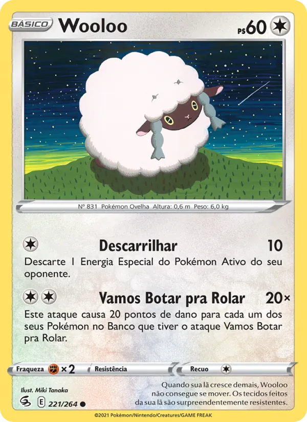 Wooloo Golpe Fusão 221/264