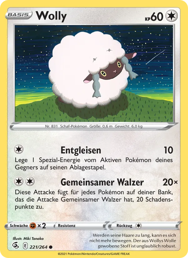 Wolly Fusionsangriff 221/264