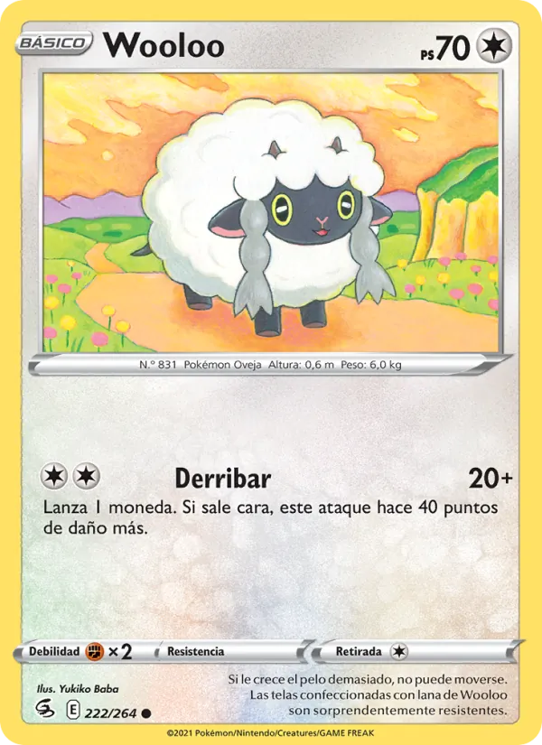 Wooloo Golpe Fusión 222/264