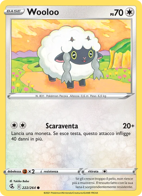Wooloo Colpo Fusione 222/264