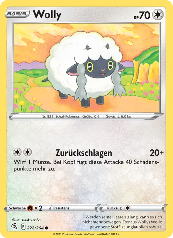 Wolly Fusionsangriff 222/264