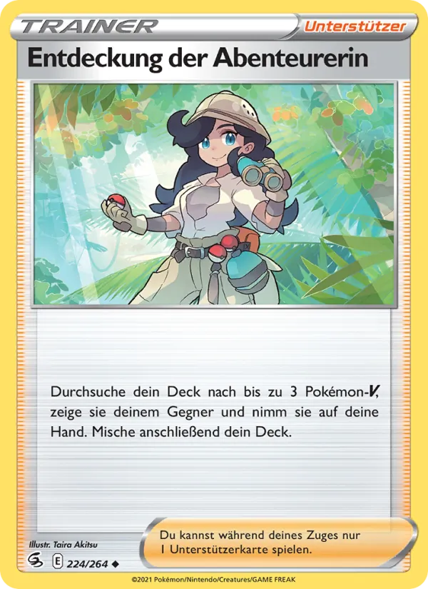 Entdeckung der Abenteurerin Fusionsangriff 224/264