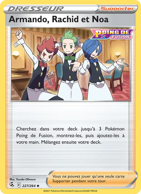 Armando, Rachid et Noa Poing de Fusion 227/264