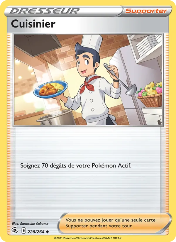 Cuisinier Poing de Fusion 228/264