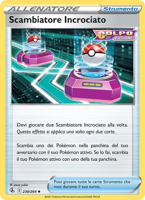 Scambiatore Incrociato Colpo Fusione 230/264