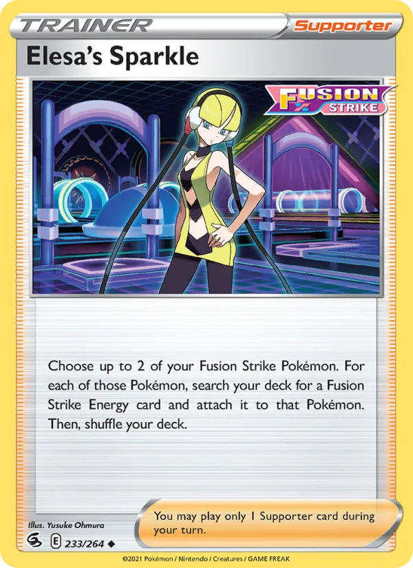 Elesa's Sparkle Fusion Strike 233/264