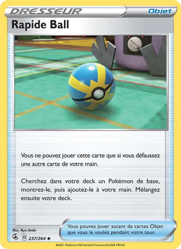 Rapide Ball Poing de Fusion 237/264