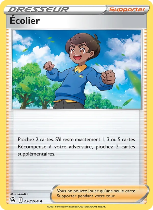 Écolier Poing de Fusion 238/264