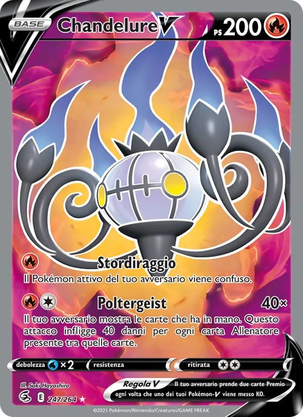 Chandelure V Colpo Fusione 247/264