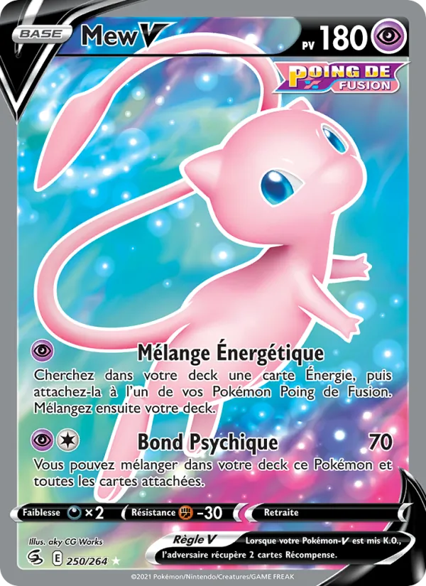 Mew V Poing de Fusion 250/264