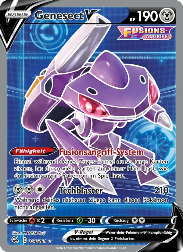 Genesect V Fusionsangriff 254/264