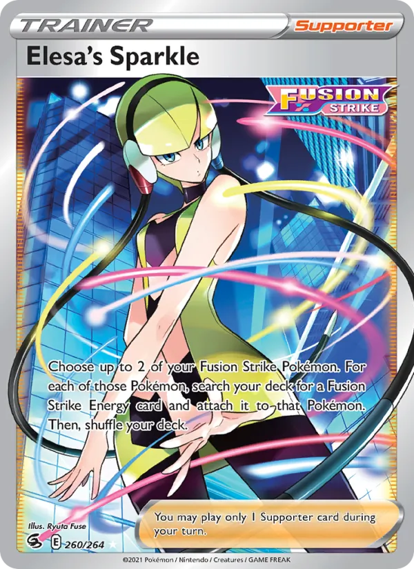Elesa's Sparkle Fusion Strike 260/264