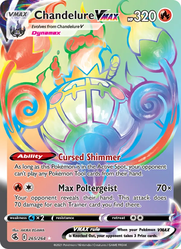 Chandelure VMAX Fusion Strike 265/264