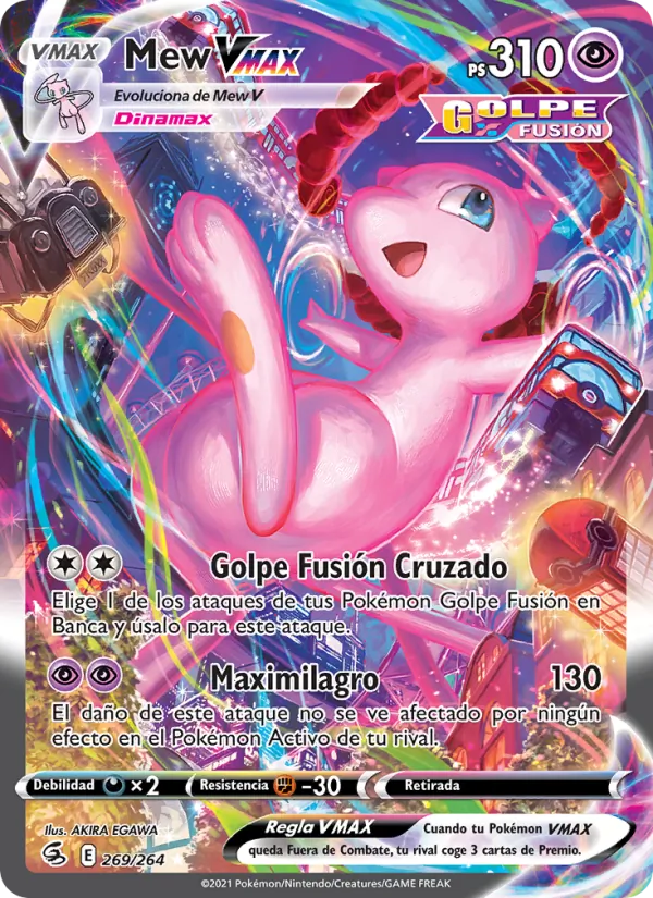 Mew VMAX Golpe Fusión 269/264