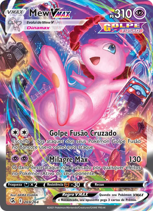 Mew VMAX Golpe Fusão 269/264