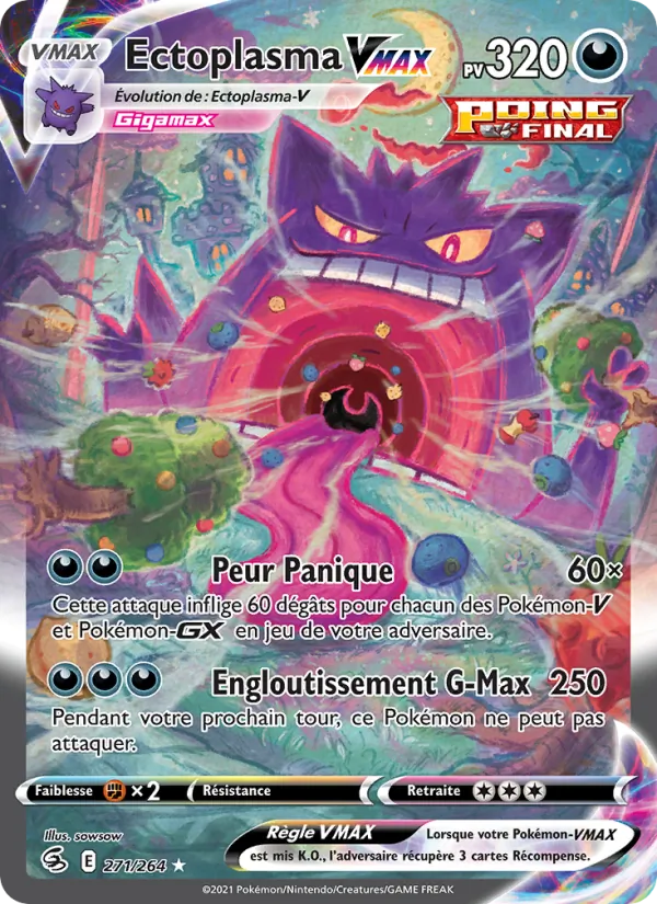 Ectoplasma VMAX Poing de Fusion 271/264