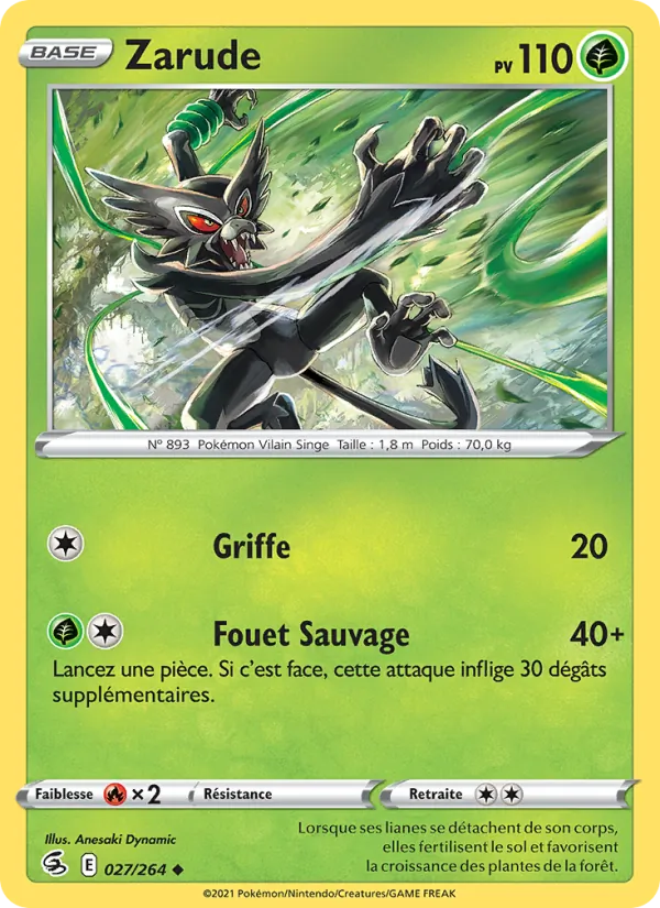 Zarude Poing de Fusion 27/264