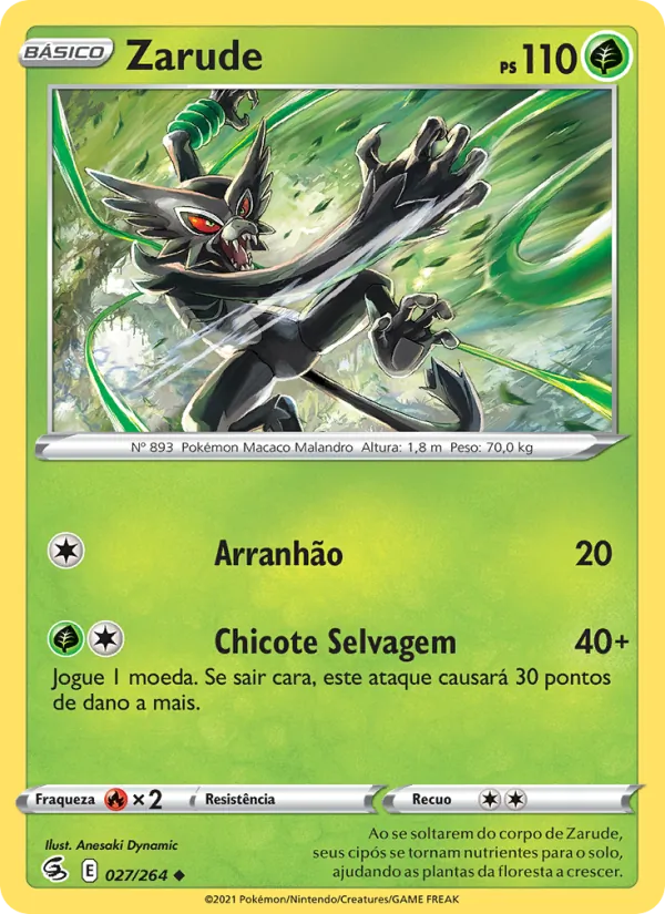 Zarude Golpe Fusão 27/264