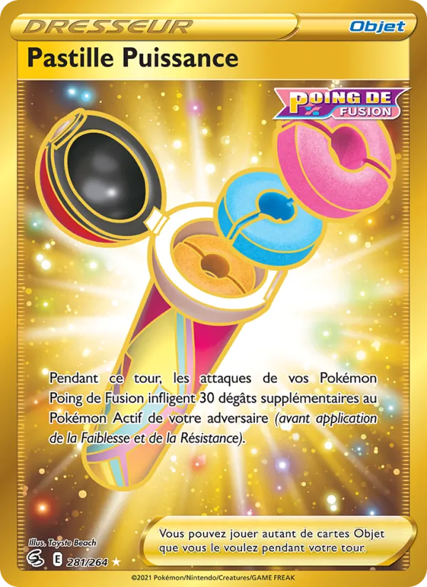 Pastille Puissance Poing de Fusion 281/264