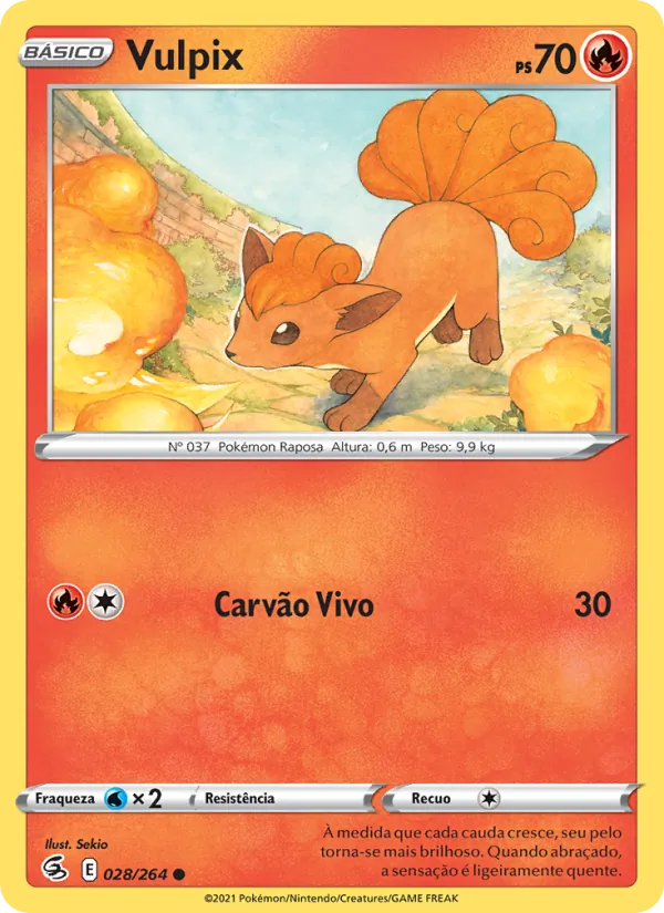 Vulpix Golpe Fusão 28/264