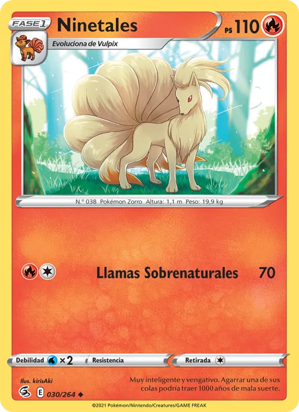 Ninetales Golpe Fusión 30/264