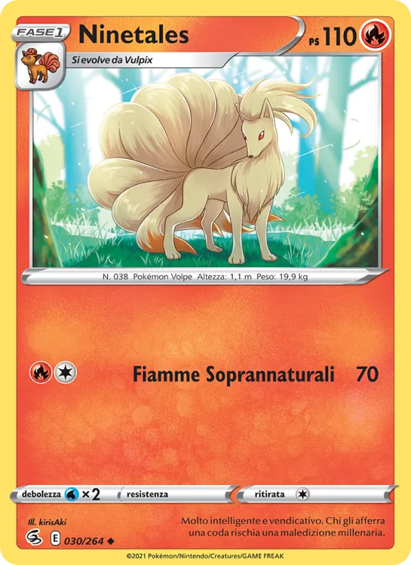Ninetales Colpo Fusione 30/264