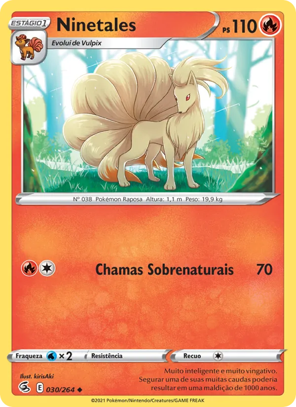 Ninetales Golpe Fusão 30/264