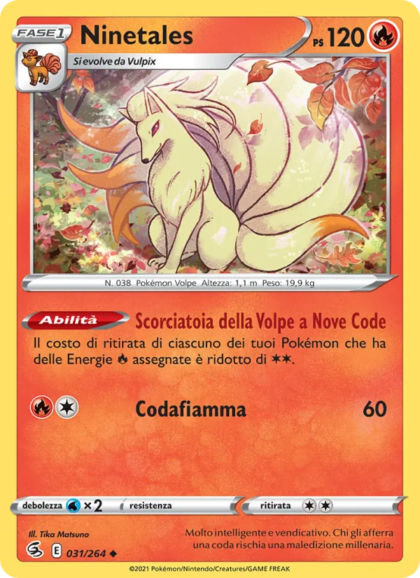 Ninetales Colpo Fusione 31/264