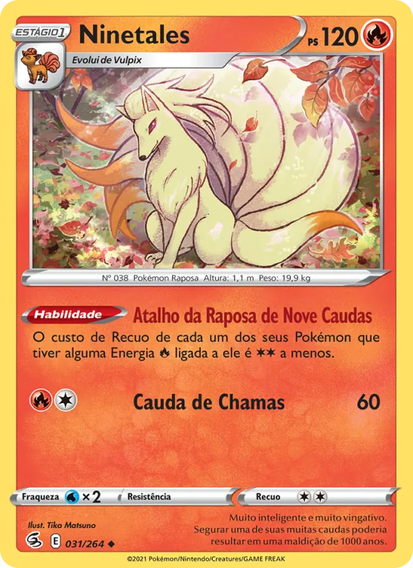 Ninetales Golpe Fusão 31/264