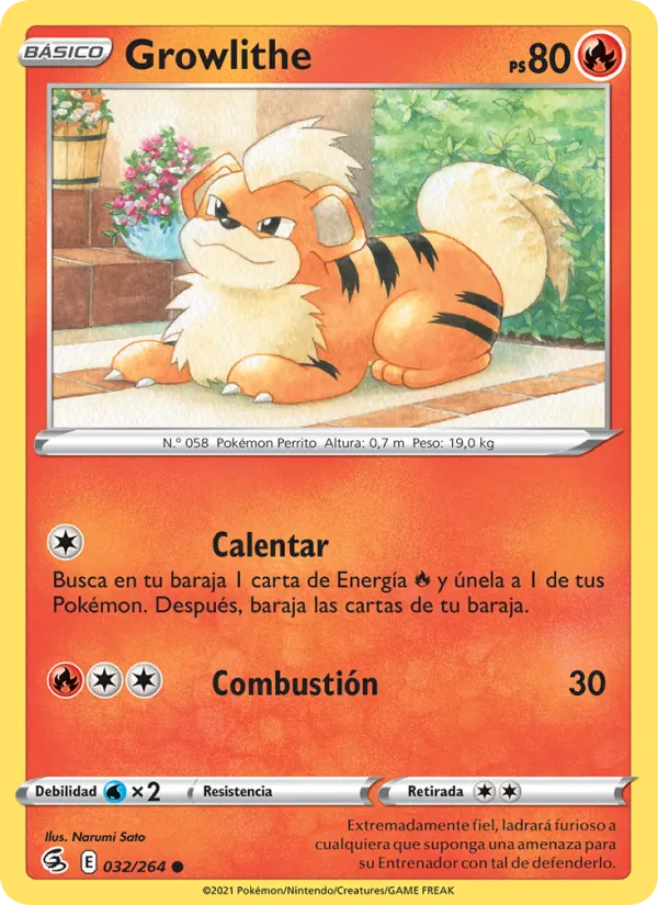 Growlithe Golpe Fusión 32/264