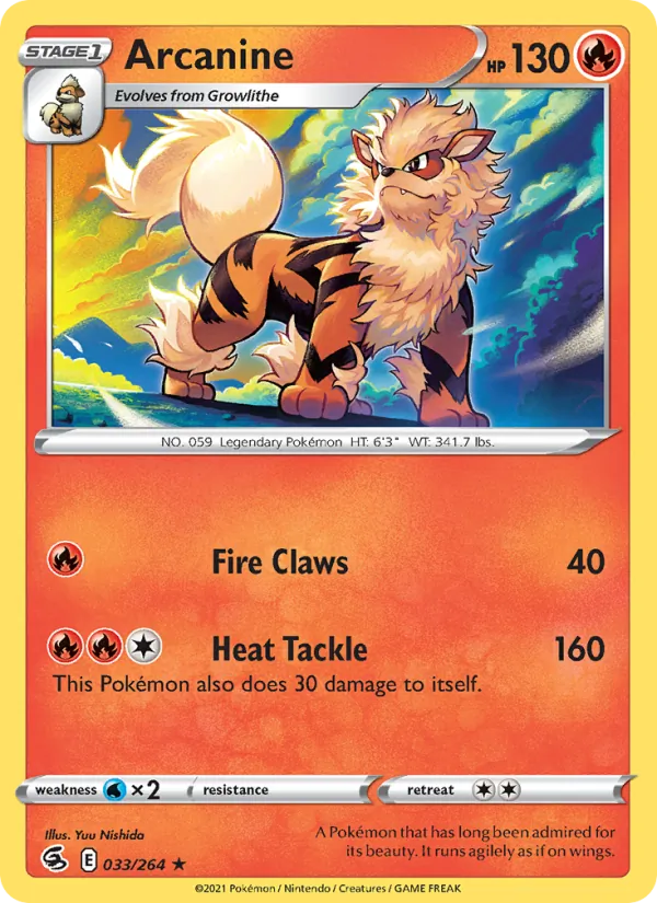 Arcanine Fusion Strike 33/264
