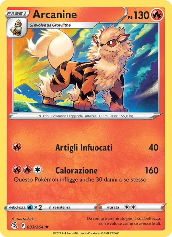 Arcanine Colpo Fusione 33/264
