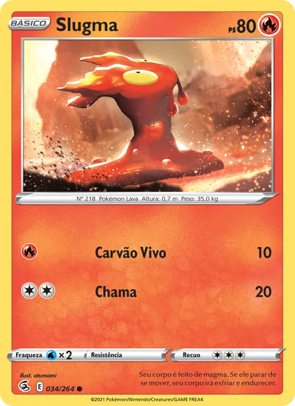Slugma Golpe Fusão 34/264