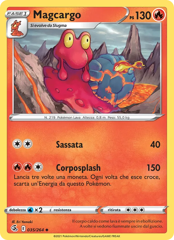 Magcargo Colpo Fusione 35/264