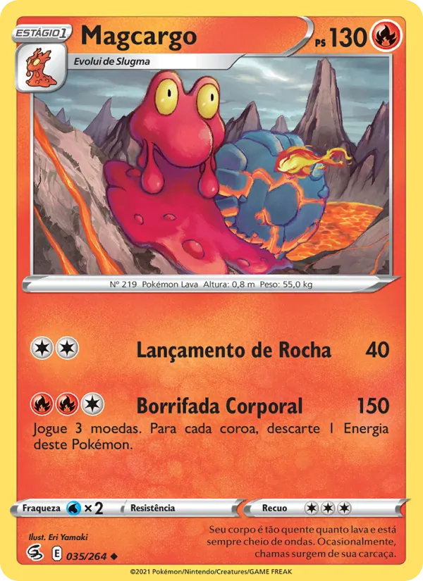 Magcargo Golpe Fusão 35/264
