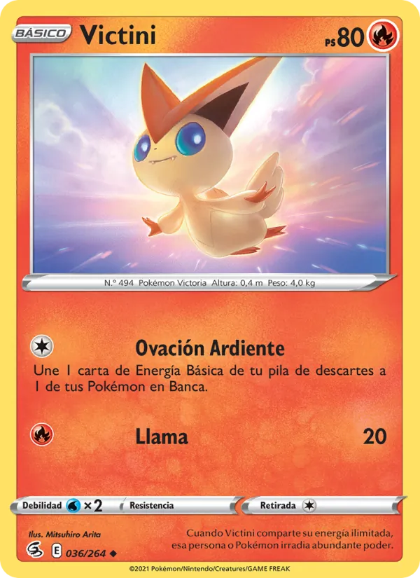 Victini Golpe Fusión 36/264
