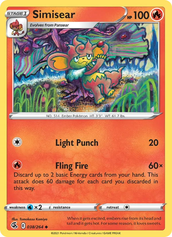 Simisear Fusion Strike 38/264