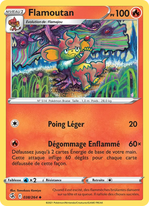 Flamoutan Poing de Fusion 38/264