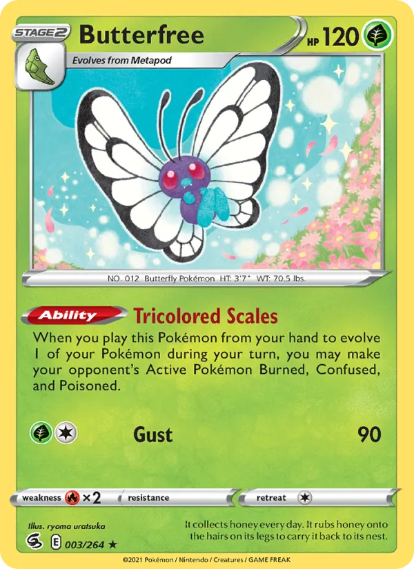 Butterfree Fusion Strike 3/264