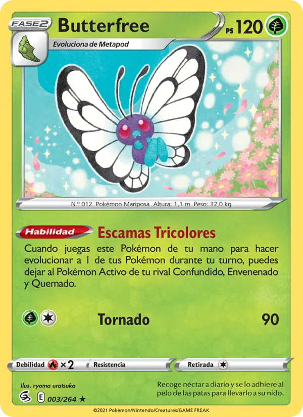 Butterfree Golpe Fusión 3/264
