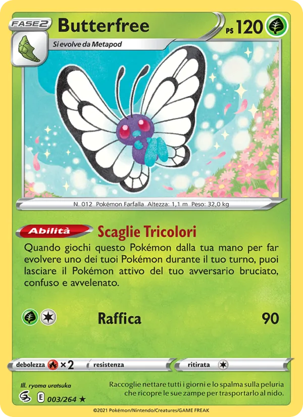 Butterfree Colpo Fusione 3/264
